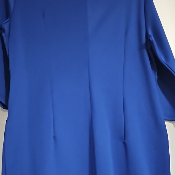 Royal Blue Knee-Length Sheath Dress - Picture 6 of 9